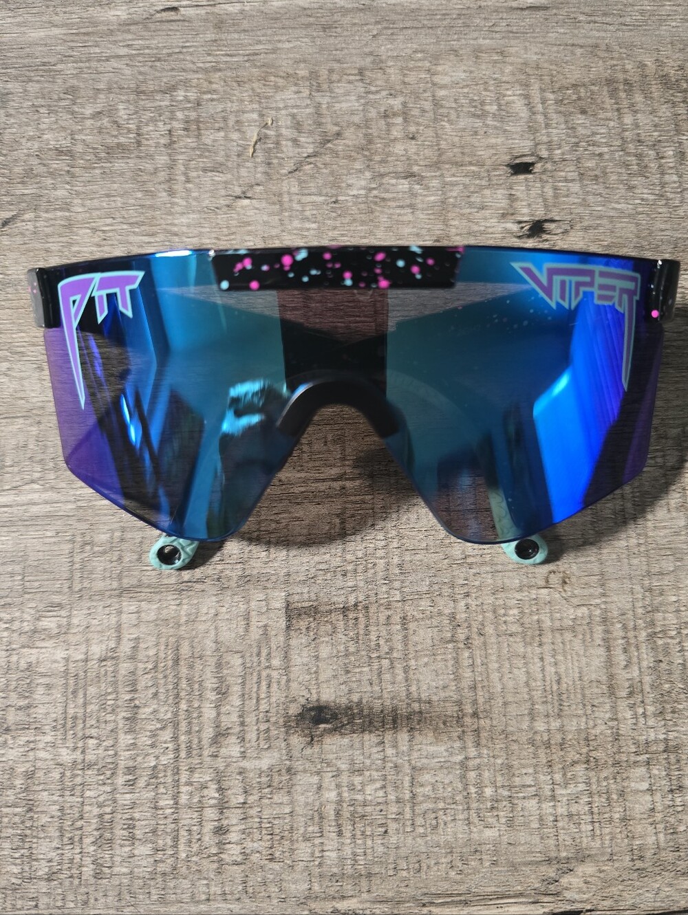 Pit Viper Kids Sunglasses Blue Purple with Pink Accents
